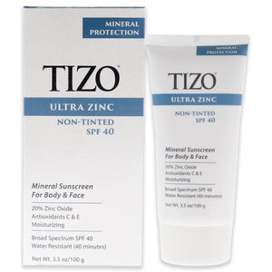 TIZO® Ultra Zinc Body & Face Sunscreen  Tinted SPF 40 Net Wt. 3.5 oz/100 g